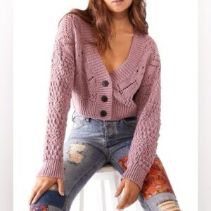 NWT Free People Chloe Cardigan Size M
